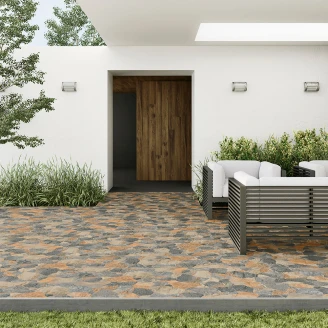 Klinker Esla Flagstone Brown Mat-Relief 44x66 cm